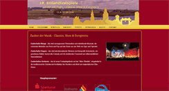 Desktop Screenshot of elblandfestspiele.de